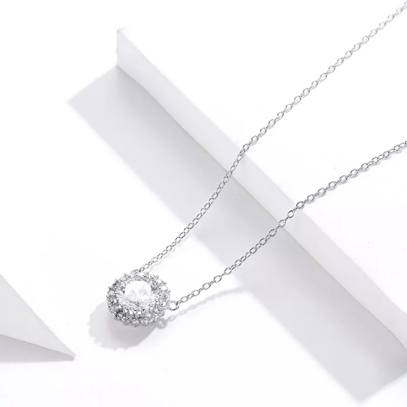 (imagen para) Collar de Plata Estilo Pandora con Recuerdos - SCN345 - Ver 5