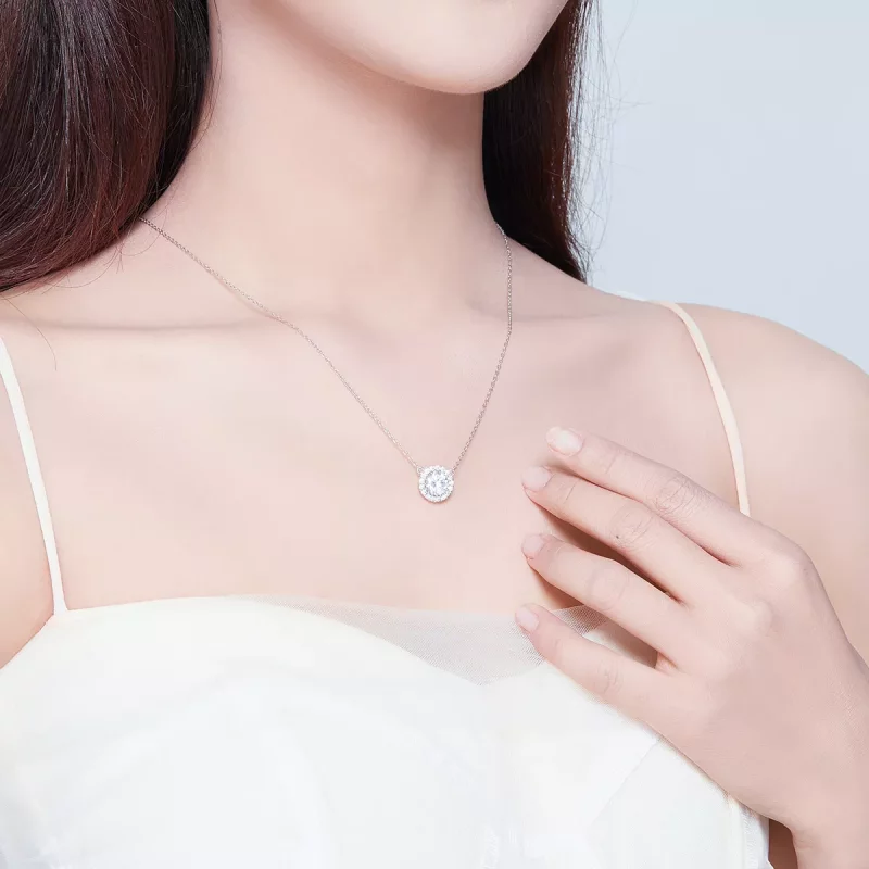 (imagen para) Collar de Plata Estilo Pandora con Recuerdos - SCN345 - Ver 8