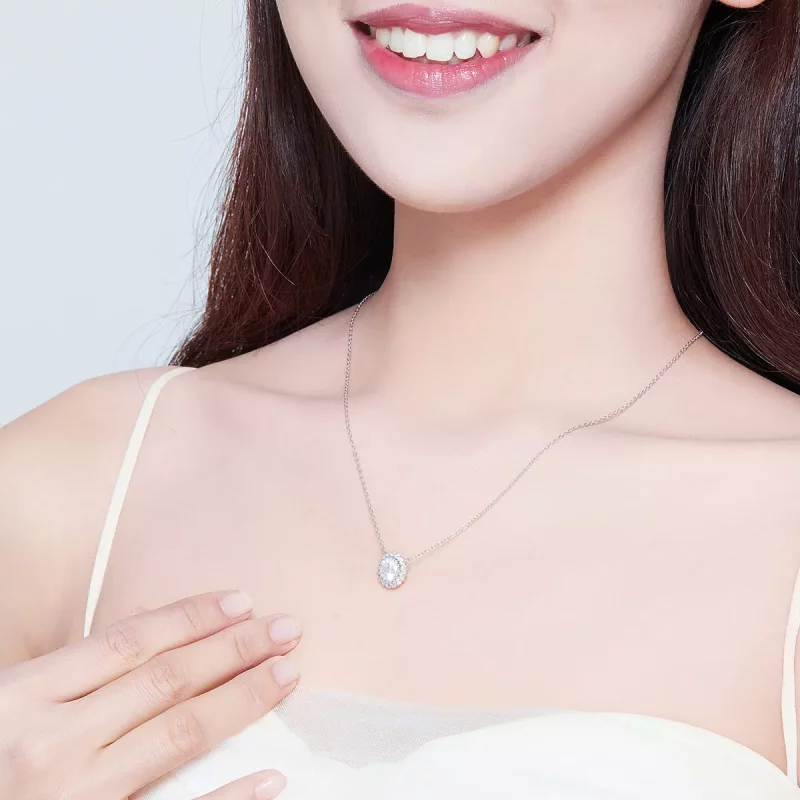 (imagen para) Collar de Plata Estilo Pandora con Recuerdos - SCN345 - Ver 9