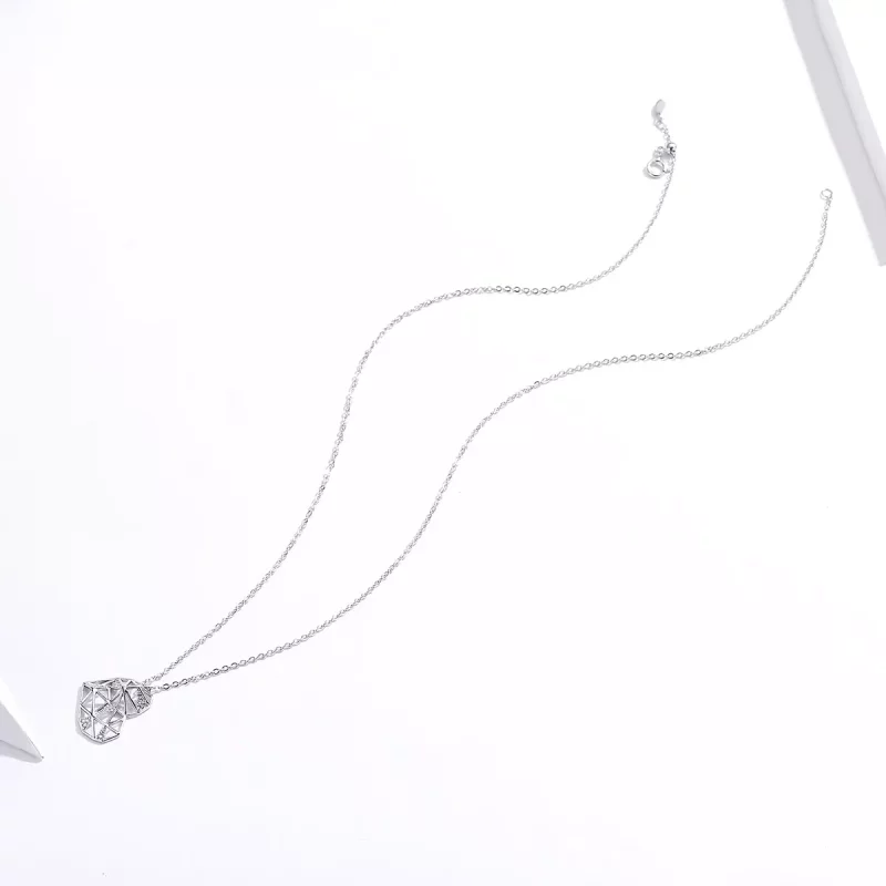 (imagen para) Collar de Plata Estilo Pandora Hermoso Amor - SCN364 - Ver 2