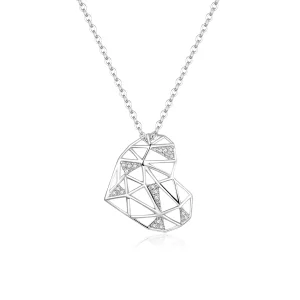 (imagen para) Collar de Plata Estilo Pandora Hermoso Amor - SCN364