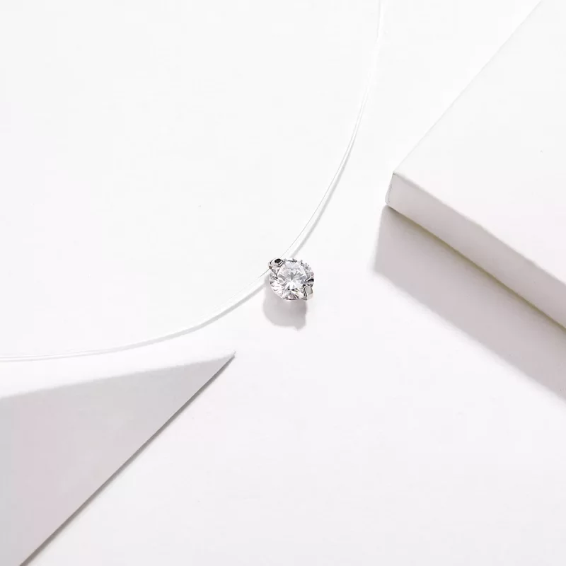 (imagen para) Collar de plata estilo Pandora puro - SCN332 - Ver 2