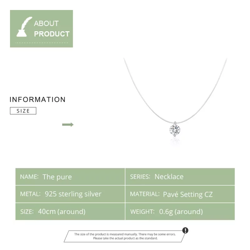(imagen para) Collar de plata estilo Pandora puro - SCN332 - Ver 7