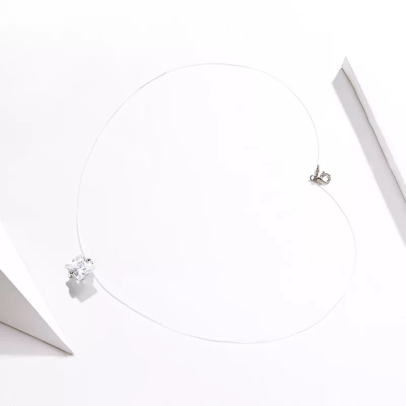 (imagen para) Collar de vida brillante de estilo Pandora en plata - SCN332-S - Ver 2