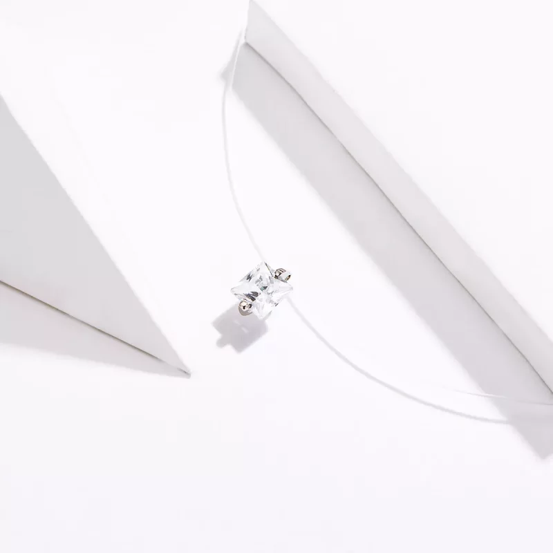 (imagen para) Collar de vida brillante de estilo Pandora en plata - SCN332-S - Ver 3