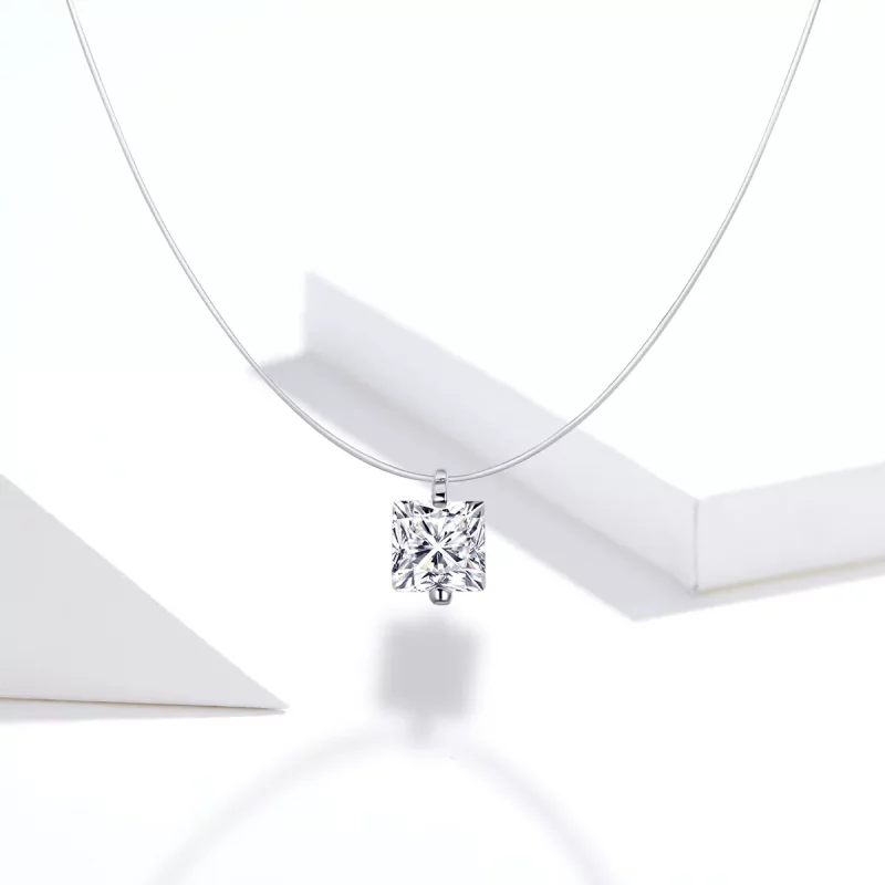 (imagen para) Collar de vida brillante de estilo Pandora en plata - SCN332-S - Ver 5