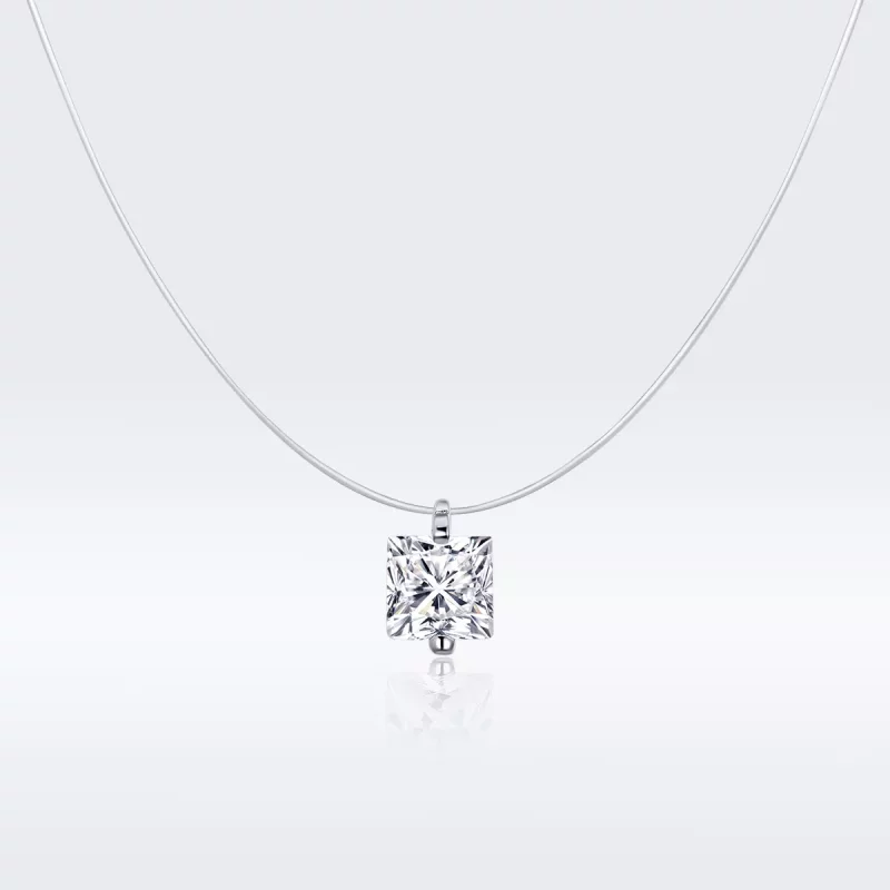 (imagen para) Collar de vida brillante de estilo Pandora en plata - SCN332-S
