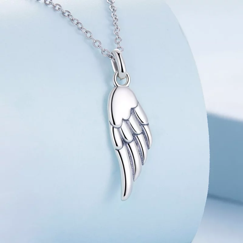 (imagen para) Collar estilo Pandora con ala - BSN268 - Ver 2