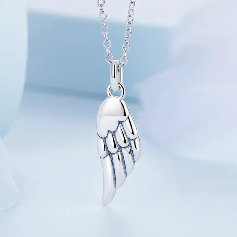 (imagen para) Collar estilo Pandora con ala - BSN268 - Ver 3