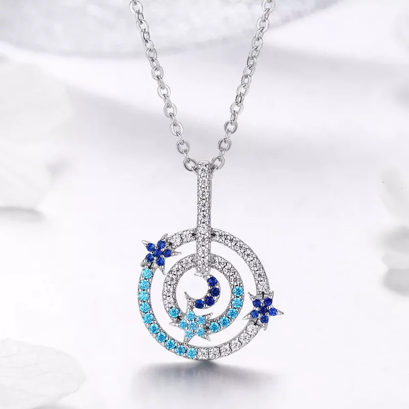 (imagen para) Collar estilo Pandora con caída de meteoros - BSN041 - Ver 2