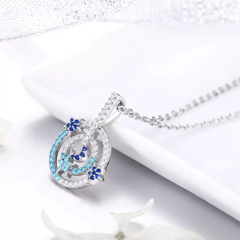 (imagen para) Collar estilo Pandora con caída de meteoros - BSN041 - Ver 4