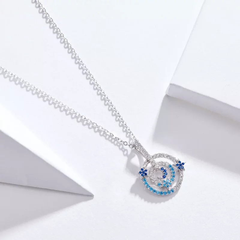 (imagen para) Collar estilo Pandora con caída de meteoros - BSN041 - Ver 9
