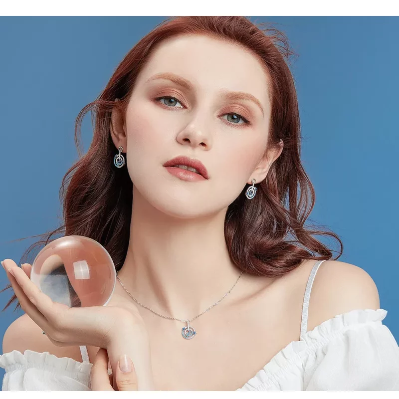 (imagen para) Collar estilo Pandora con caída de meteoros - BSN041 - Ver 11
