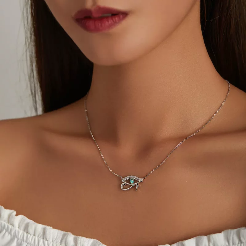 (imagen para) Collar estilo Pandora con el Ojo de Horus - BSN241 - Ver 7
