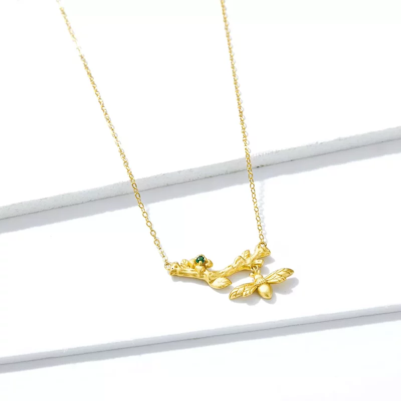 (imagen para) Collar estilo Pandora con flores de verano - BSN103 - Ver 3