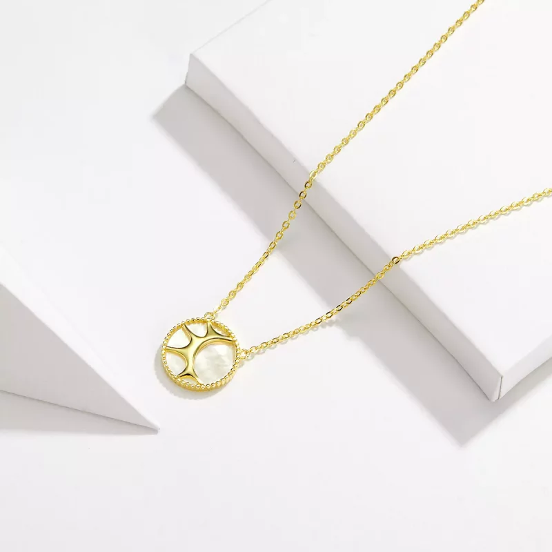 (imagen para) Collar estilo Pandora con pequeño sol - BSN070 - Ver 3