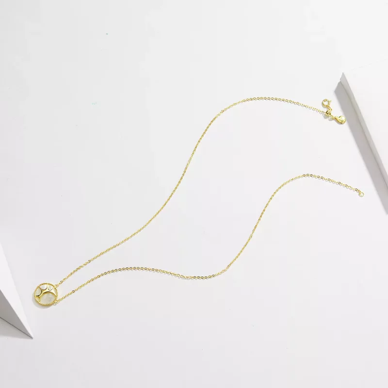 (imagen para) Collar estilo Pandora con pequeño sol - BSN070 - Ver 4