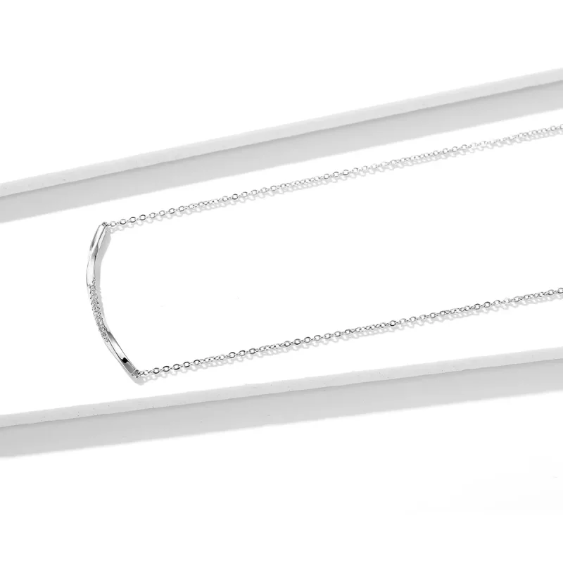 (imagen para) Collar estilo Pandora con sonrisa - BSN130 - Ver 3