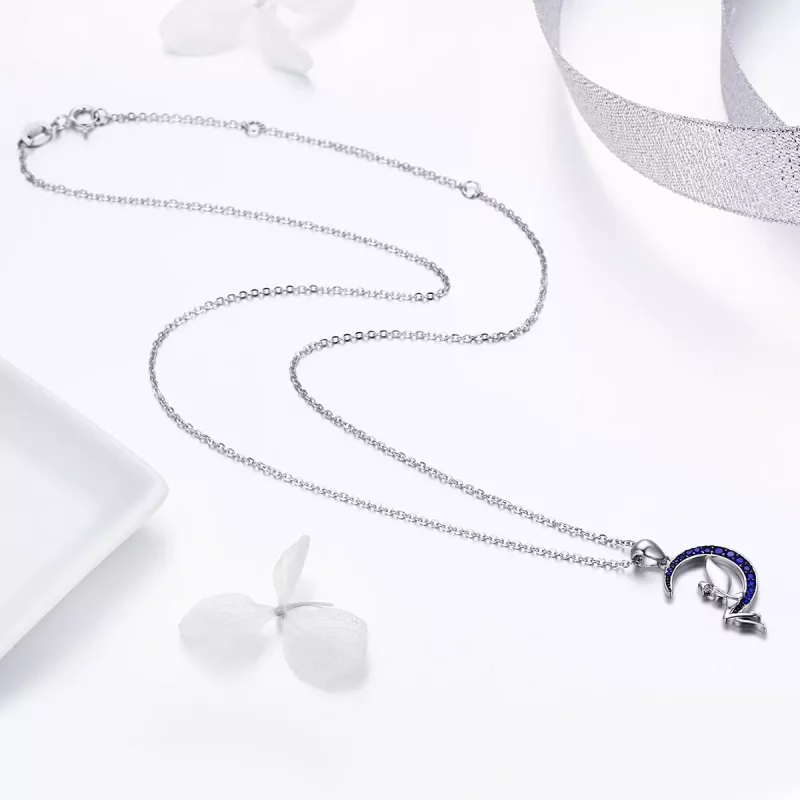 (imagen para) Collar estilo Pandora de Plata con Hada de la Noche - SCN244 - Ver 2