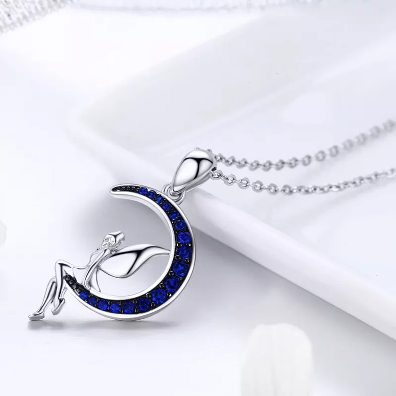 (imagen para) Collar estilo Pandora de Plata con Hada de la Noche - SCN244 - Ver 5