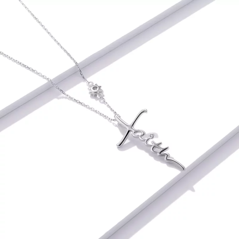 (imagen para) Collar estilo Pandora Fe de la Cruz - BSN231 - Ver 3
