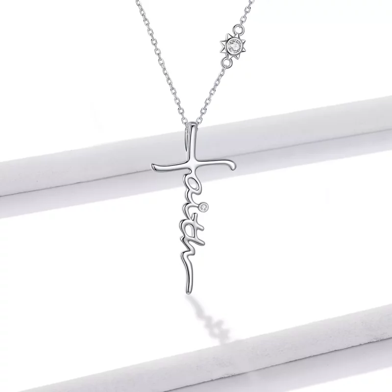 (imagen para) Collar estilo Pandora Fe de la Cruz - BSN231 - Ver 5