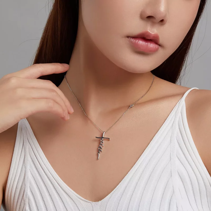 (imagen para) Collar estilo Pandora Fe de la Cruz - BSN231 - Ver 8