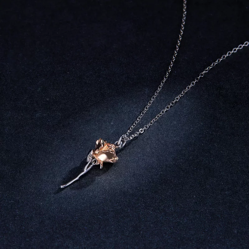 (imagen para) Collar estilo Pandora Graceful Rose - BSN190 - Ver 5
