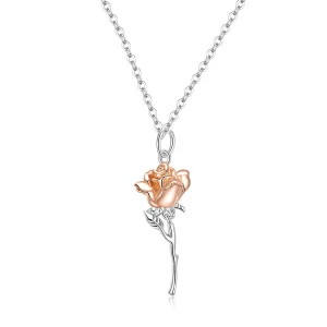 (imagen para) Collar estilo Pandora Graceful Rose - BSN190