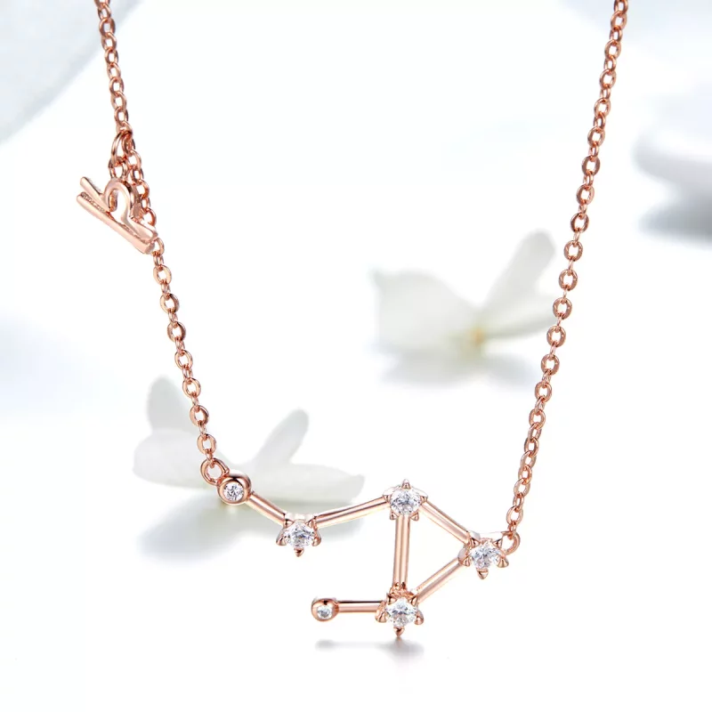 (imagen para) Collar estilo Pandora Libra - BSN022 - Ver 2