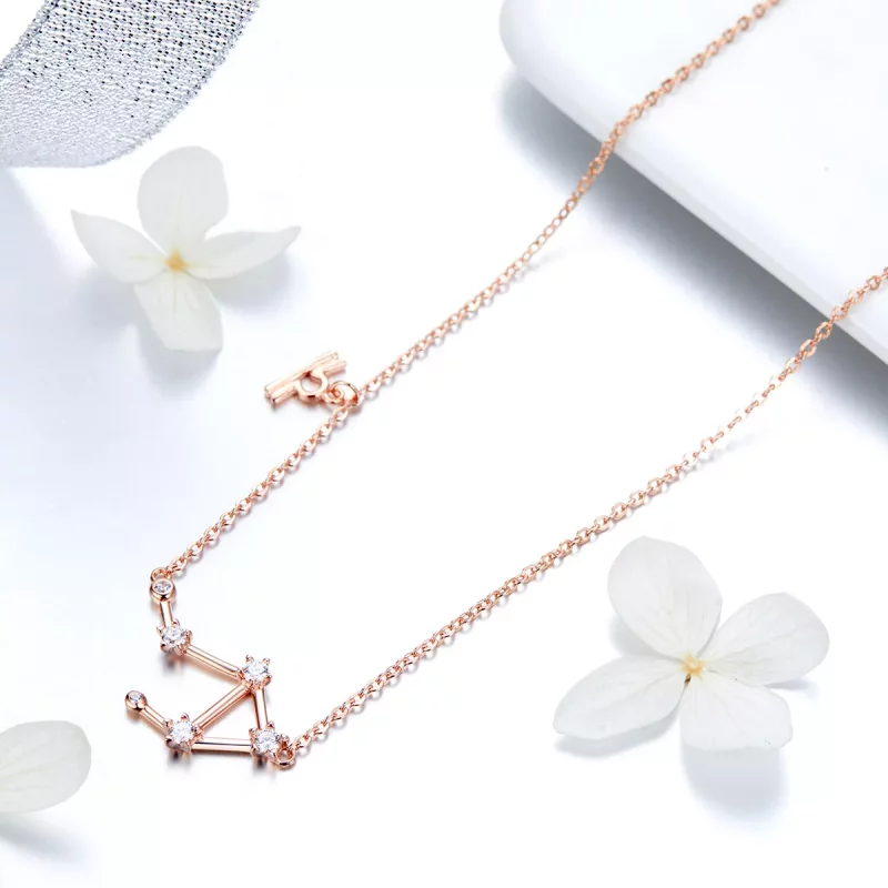 (imagen para) Collar estilo Pandora Libra - BSN022 - Ver 3