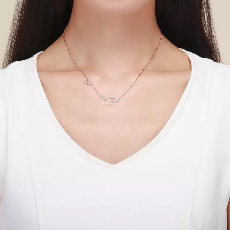 (imagen para) Collar estilo Pandora Libra - BSN022 - Ver 6