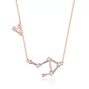 Collar estilo Pandora Libra - BSN022 (imagen para) Collar estilo Pandora Libra - BSN022