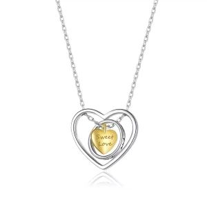 (imagen para) Collar estilo Pandora rodeado de corazones - BSN207