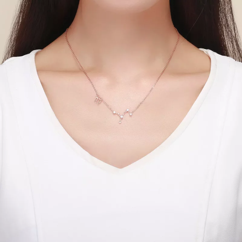 (imagen para) Collar estilo Pandora Virgo - BSN020 - Ver 4