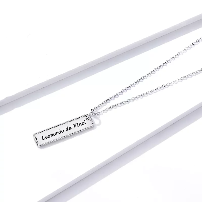 (imagen para) Collar largo estilo Pandora de vida bien vivida - BSN167 - Ver 2
