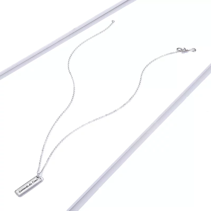 (imagen para) Collar largo estilo Pandora de vida bien vivida - BSN167 - Ver 4