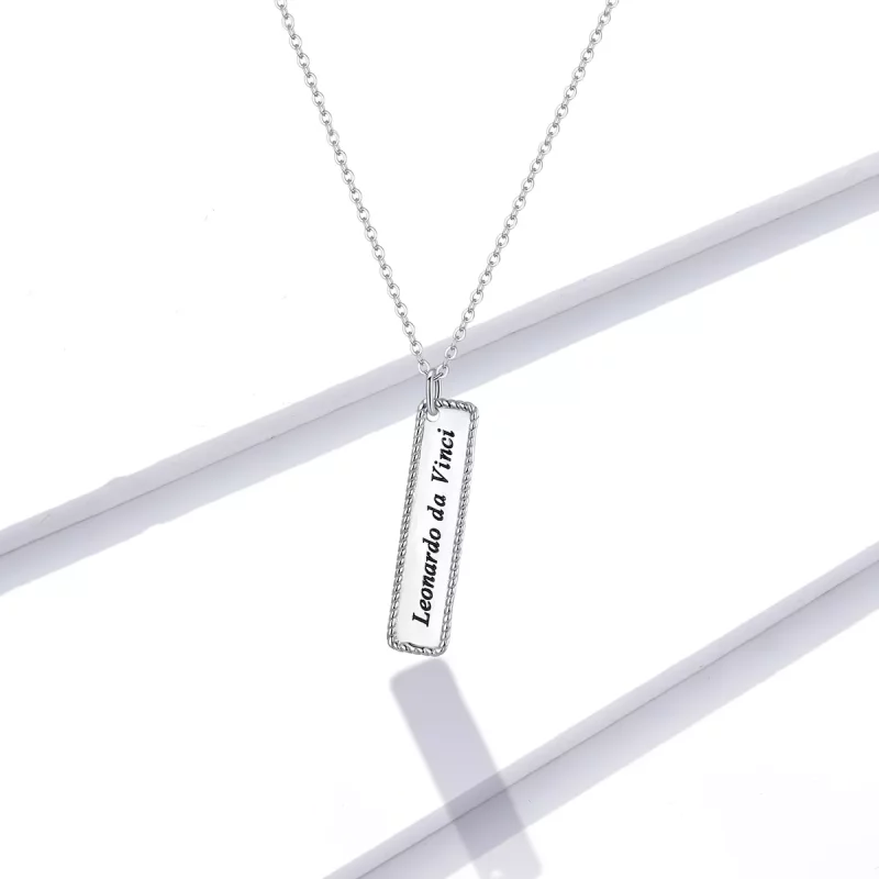 (imagen para) Collar largo estilo Pandora de vida bien vivida - BSN167 - Ver 5