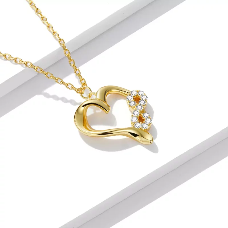 (imagen para) Collar Pandora Style Infinite Love - BSN236 - Ver 2