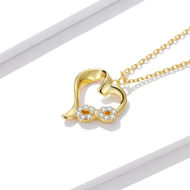 (imagen para) Collar Pandora Style Infinite Love - BSN236 - Ver 3