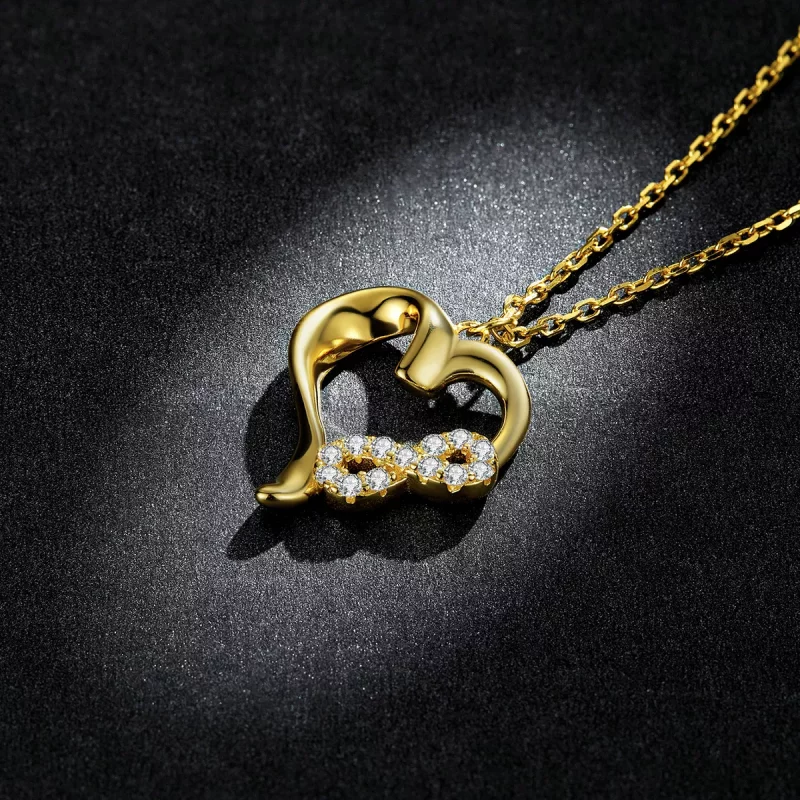 (imagen para) Collar Pandora Style Infinite Love - BSN236 - Ver 5