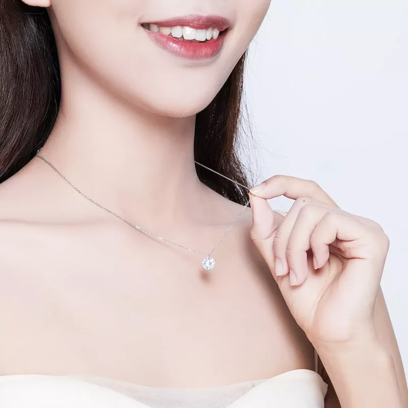 (imagen para) Collar plateado de estilo Pandora - SCN355 - Ver 9