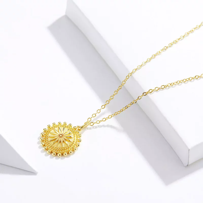 (imagen para) Collar plateado estilo Pandora con estrellas - SCN353 - Ver 2
