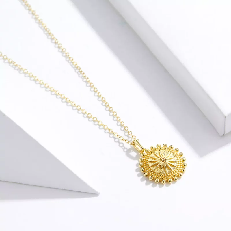 (imagen para) Collar plateado estilo Pandora con estrellas - SCN353 - Ver 3