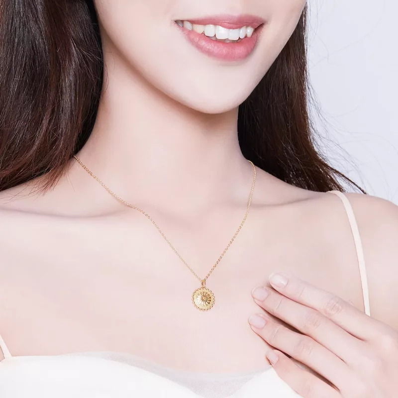 (imagen para) Collar plateado estilo Pandora con estrellas - SCN353 - Ver 8