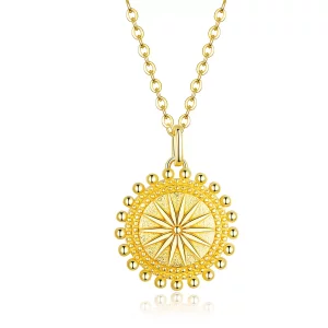 (imagen para) Collar plateado estilo Pandora con estrellas - SCN353