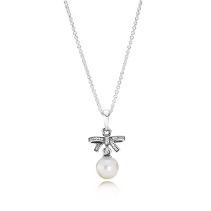 (imagen para) Bow Silver Pendant 390380P-70 Collares y colgantes