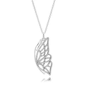 Colgante Ala de Mariposa con cadena 390367CZ-90 Collares y colgantes (imagen para) Colgante Ala de Mariposa con cadena 390367CZ-90 Collares y colgantes