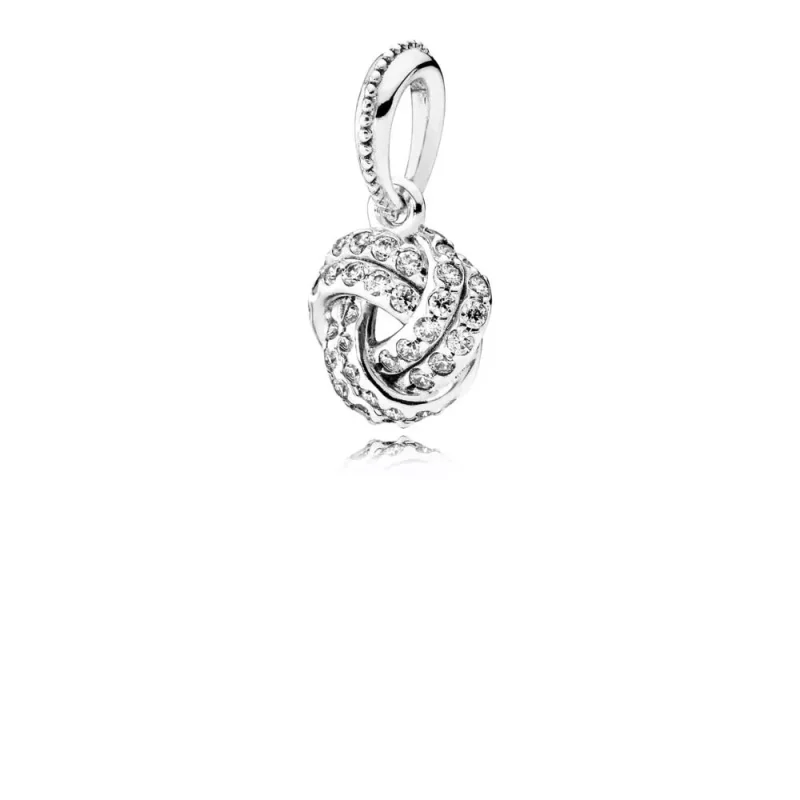 (imagen para) Colgante Brillante Nudo de Amor 390385CZ Collares y colgantes