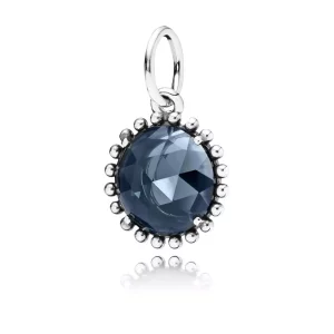 Colgante de Estrella de medianoche, cristal azul de medianoche (imagen para) Colgante de Estrella de medianoche, cristal azul de medianoche